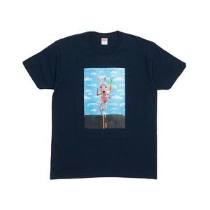 Supreme Mike Hill Runner Tee SS17 Navy M NWT
